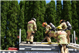 Firefighters on Roof