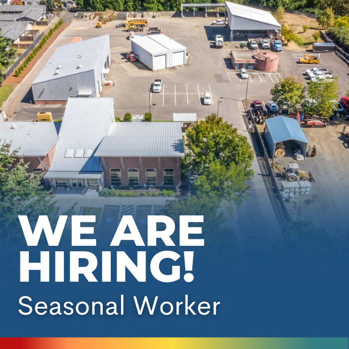 We are hiring seasonal worker