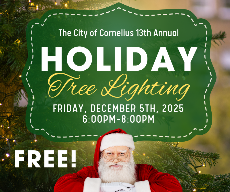 Holiday Tree Lighting, December 5th from 6pm-8pm