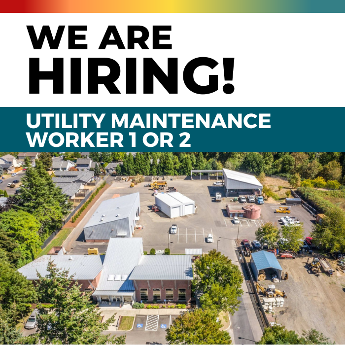 We are hiring a Utility maintenance 1 or 2