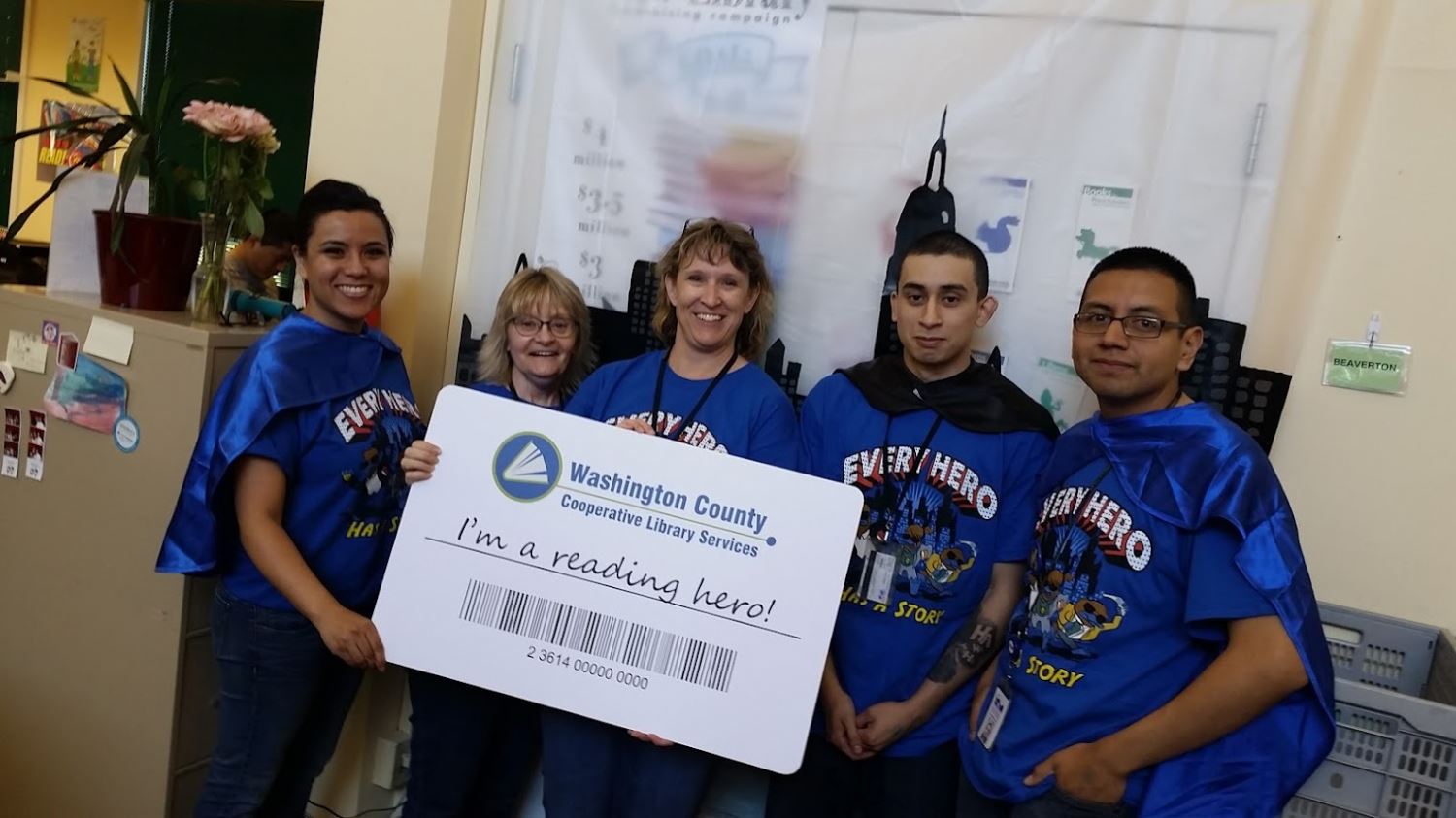 Reading Heroes Winners Group Photo