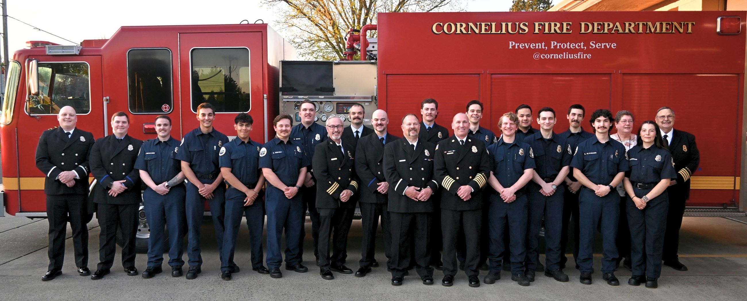 Fire Department Pinning Ceremony