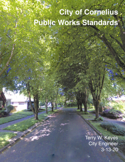 Cornelius Public Works Standards Cover